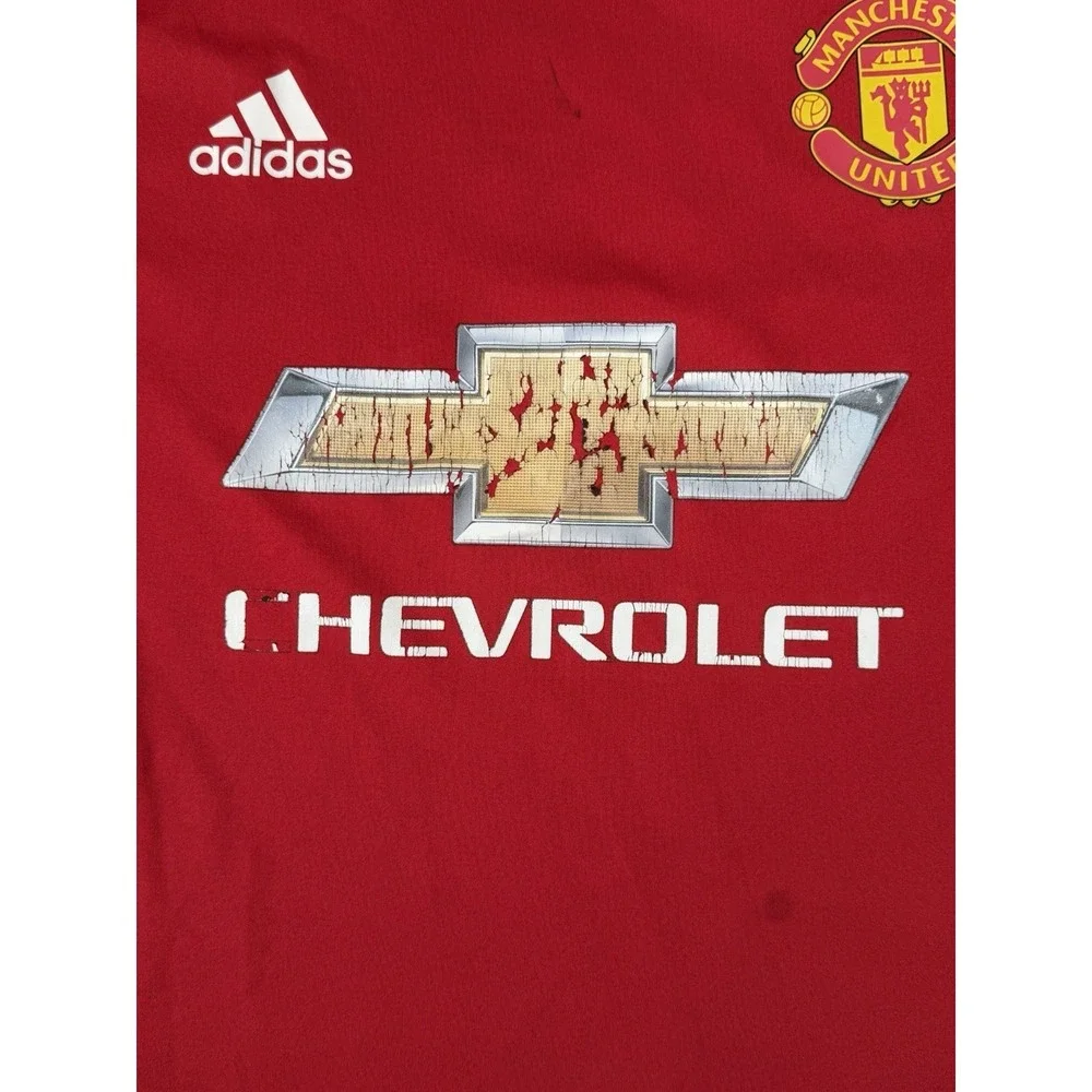 Adidas Manchester United 2016/2017 Home Football Shirt Mens Medium Red Jersey